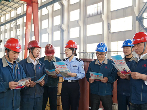 抵制網絡謠言、共建清朗家園宣傳活動走進鵬飛